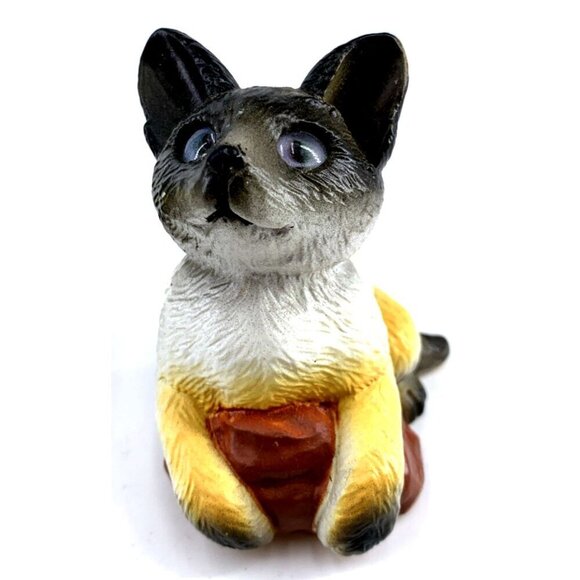 New Ray Novelty Cats Hollow Rubber Figure 3" Lot of 2 1990 - Picture 3 of 10